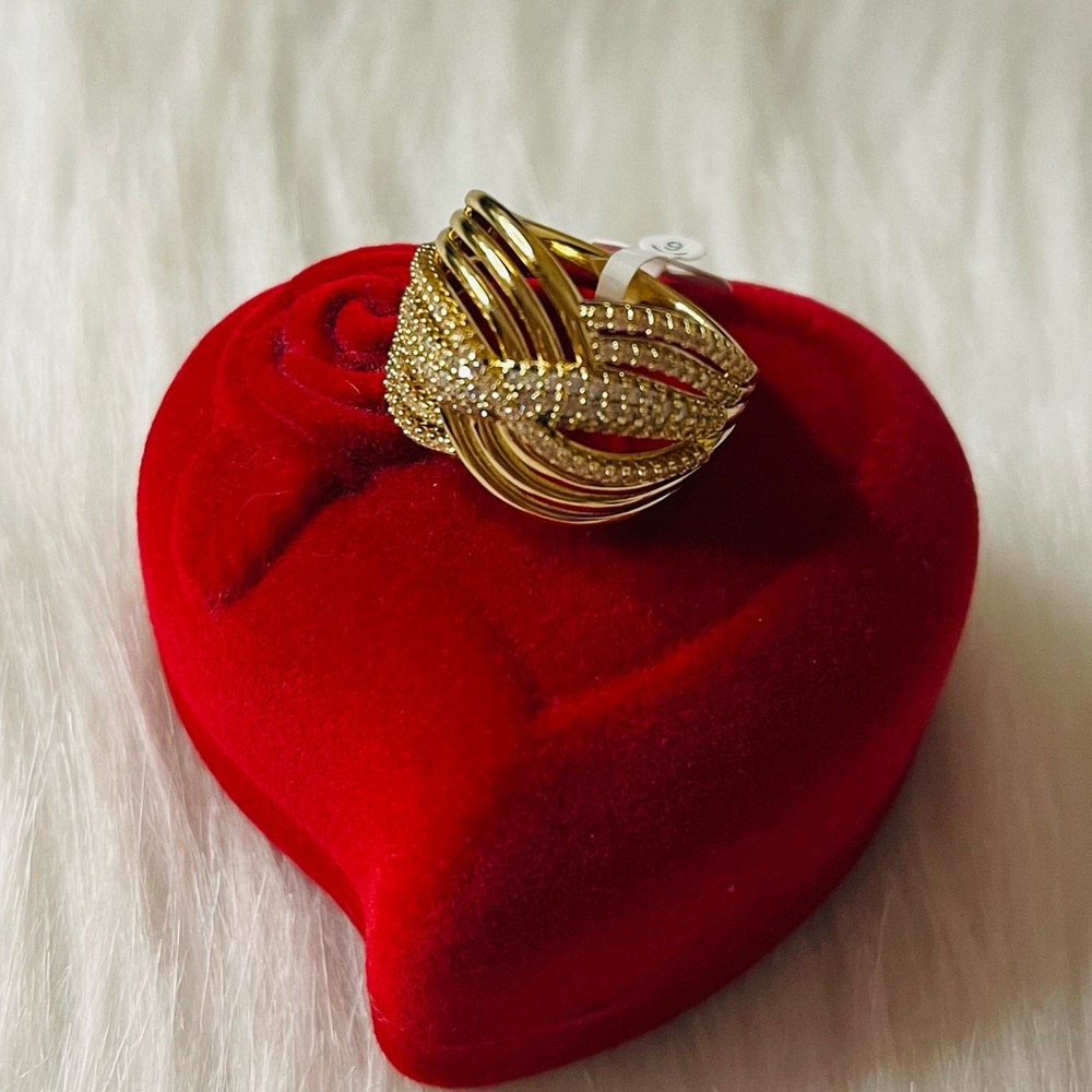 14k Gold laminated Women's Ring size 9